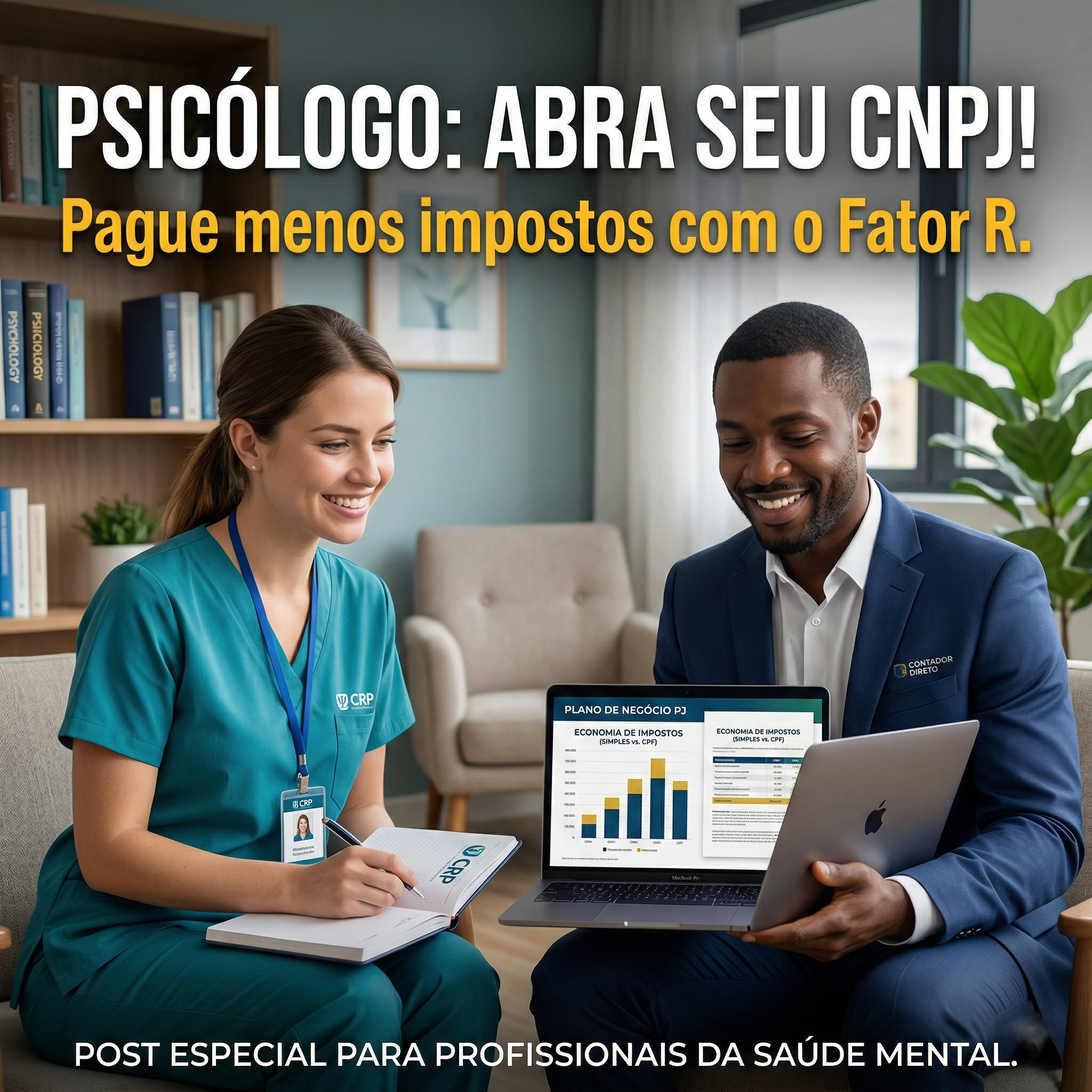 CNAE para Psicólogos: O Guia para Regularizar seu Consultório e Reduzir Impostos